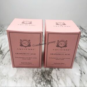 2X Aquiesse Grapefruit Acai Candles